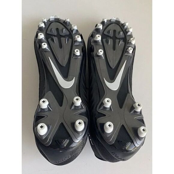 Nike Men's SIZE 15 Alpha Pro 2 TD Black Football Cleats 719930-010 - Picture 9 of 11